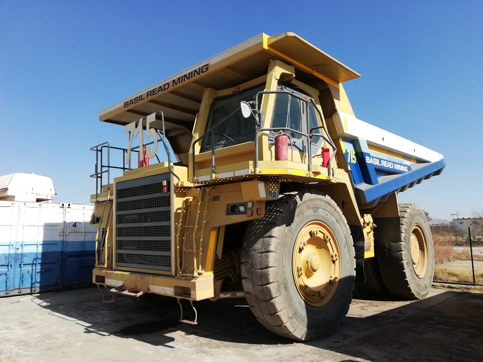 Komatsu haul truck from the Basil Read mining fleet